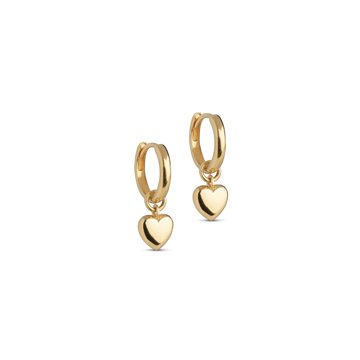 Enamel - Hoops Amore - Guld 